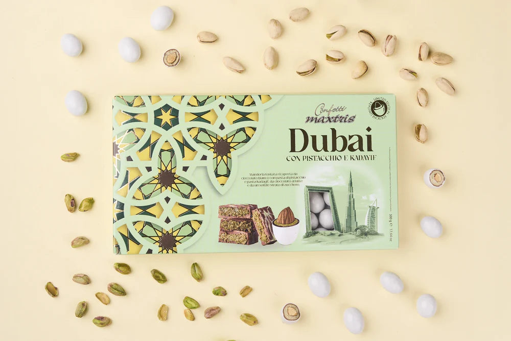 Maxtris Dubai Pistacchio e Kadayif Bianco