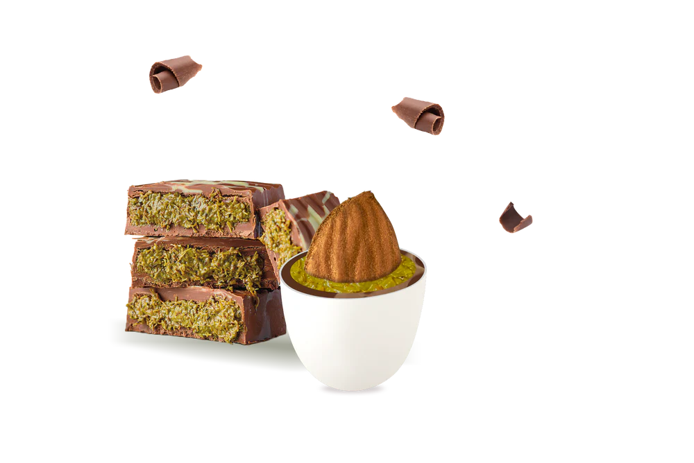 Maxtris Dubai Pistacchio e Kadayif Bianco