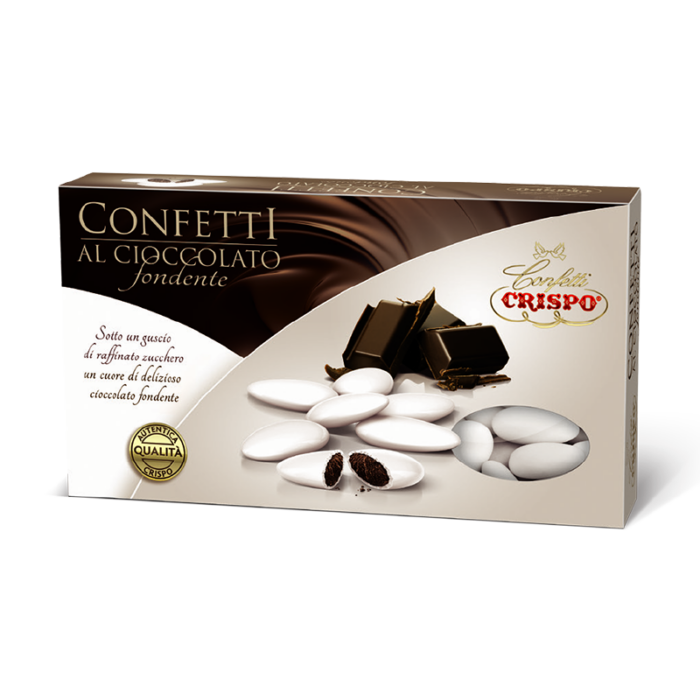 Confetti al Cioccolato Fondente Bianchi
