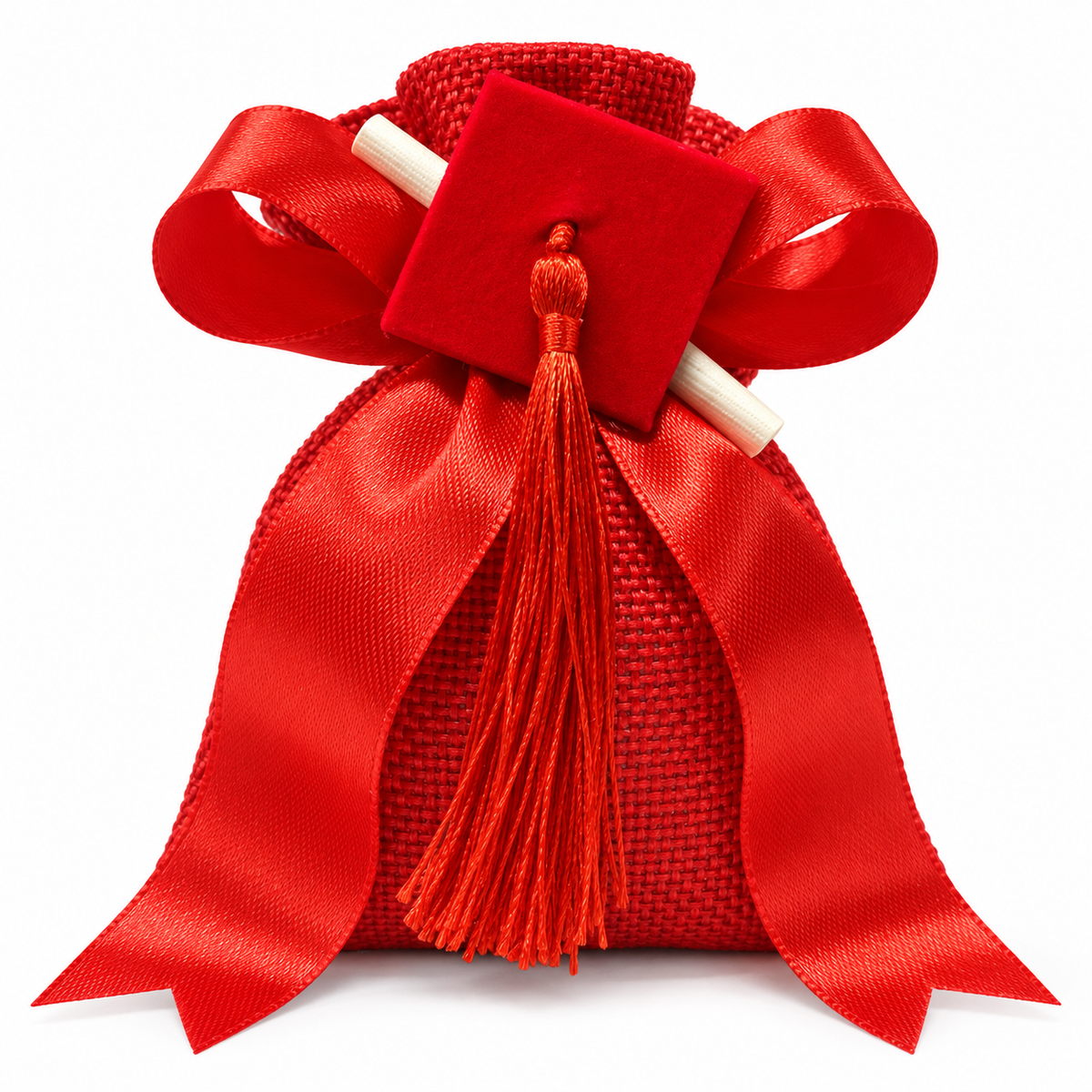 Sacchetto Laurea in Cotone 11 cm Personalizzato